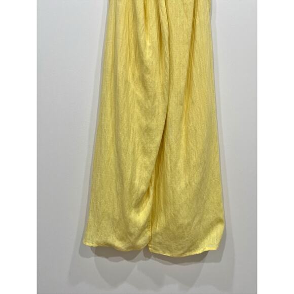 Revolve Line and Dot Yellow Sun Dress - Picture 4 of 8